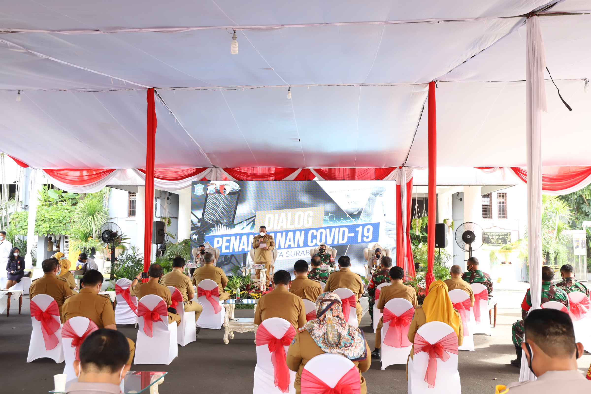 Dengarkan Keluhan dari Bawah, Pemkot Gelar Dialog Penanganan Covid-19 di Kota Surabaya