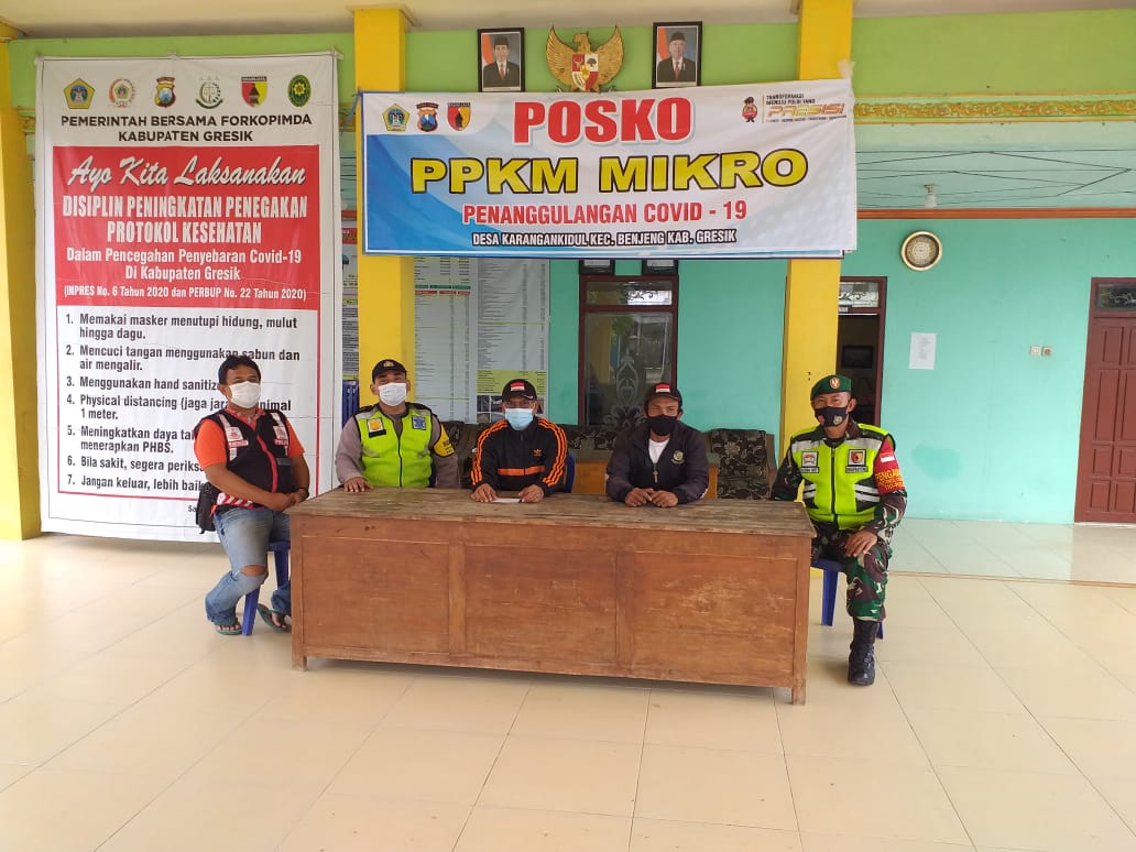 Polres Gresik Siap Mengawal PPKM Skala Mikro