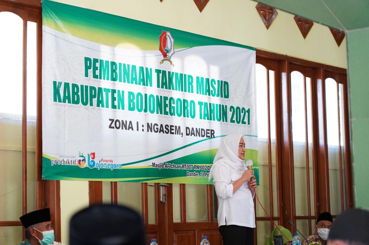 Hadir di Pembinaan Para Takmir Masjid Bojonegoro, Tak Disangka Tujuan Bupati Anna Ternyata Seperti Ini