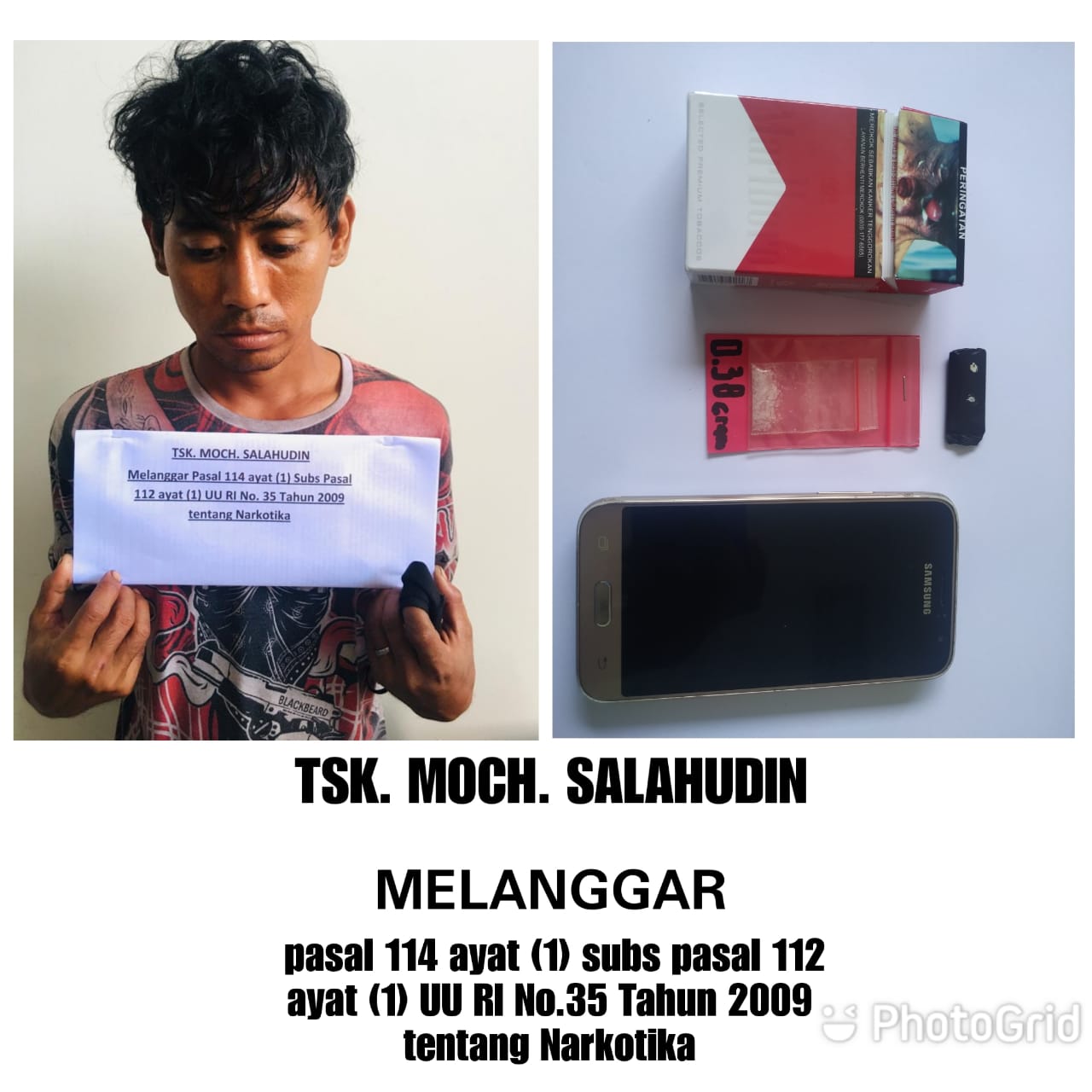 Hendak Transaksi, Pengedar Sabu Asal Surabaya Ditangkap di Gresik