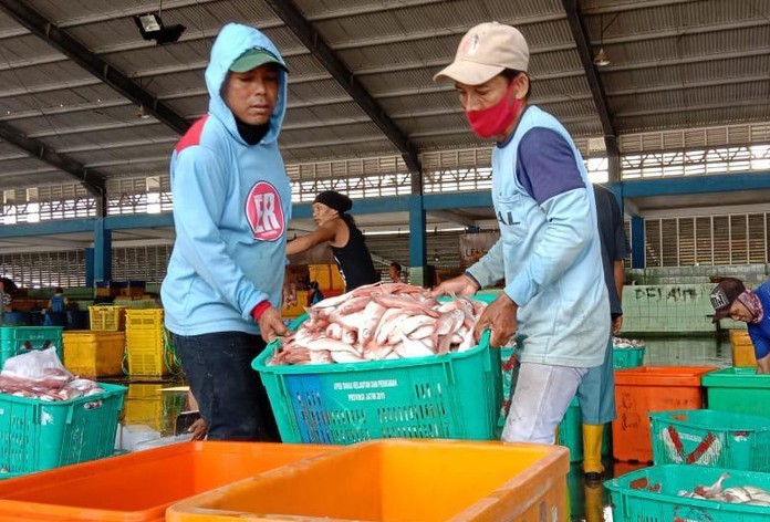 Akibat Cuaca Buruk, Harga Ikan Laut di TPI Lamongan Naik