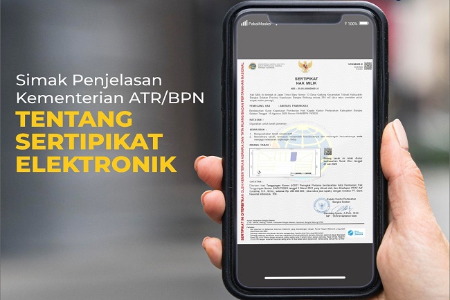 Tenang Bro, Sertifikat Elektronik Bisa Digadaikan Kok