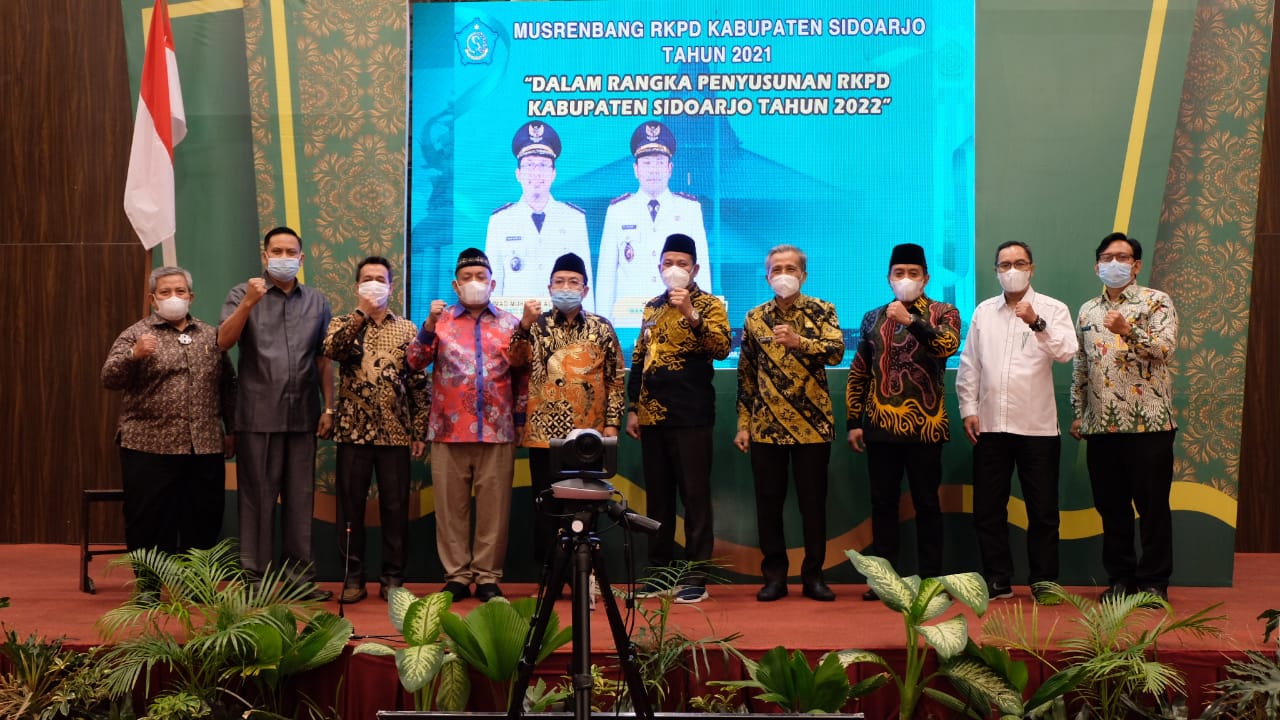 Sukseskan Visi-Misi dan 17 Proker Kepala Daerah, Pemkab Sidoarjo Gelar Musrenbang Tahun 2021