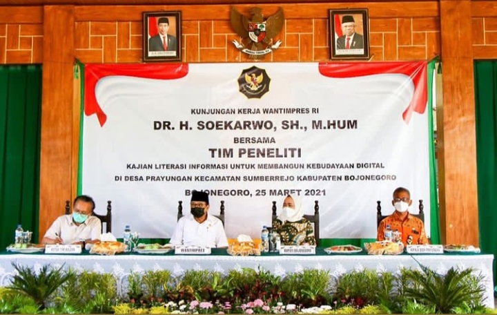Wantimpres Soekarwo Tertarik dengan Program Digitalisasi Desa Prayungan Bojonegoro, Begini Penjelasannya