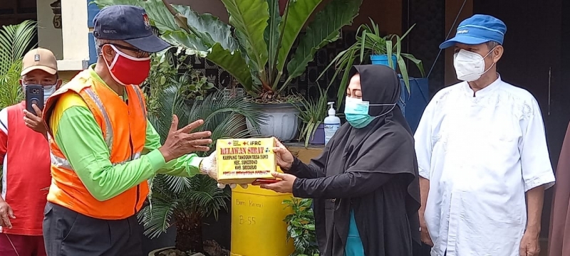 Jadi Zona Kuning, PMI Sidoarjo Dapat Bantuan dari IFRC
