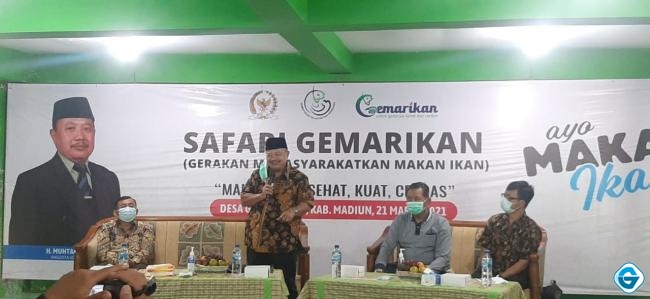Legislator Senayan dan Kementerian KKP Kampanyekan Gemarikan di Madiun
