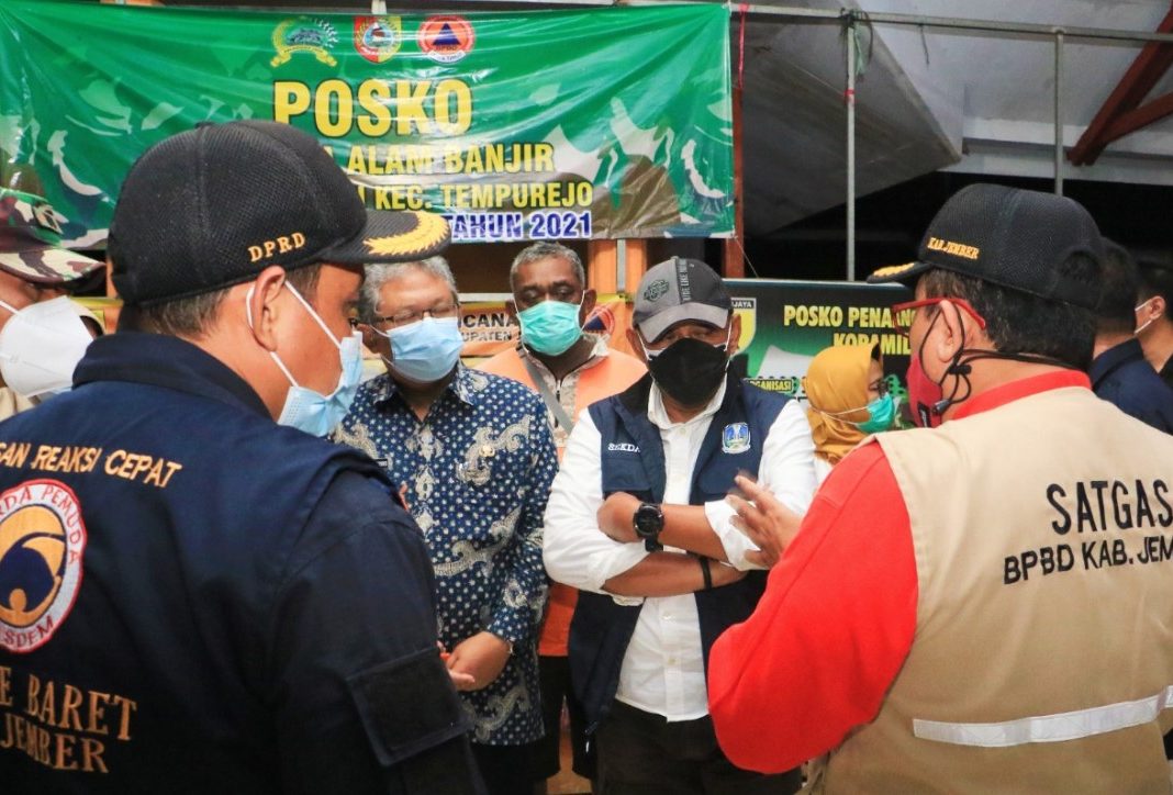 Penanganan Pasca Banjir Jember Dikoordinir Bakorwil V