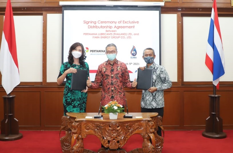 Pertamina Lubricant Thailand Gandeng Iyara Co Ltd Garap Pasar Oli Kendaraan Roda Dua