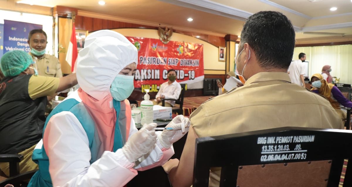 Dinkes Kota Pasuruan Terima 520 Vial Vaksin Untuk Vaksinasi Tahap Dua
