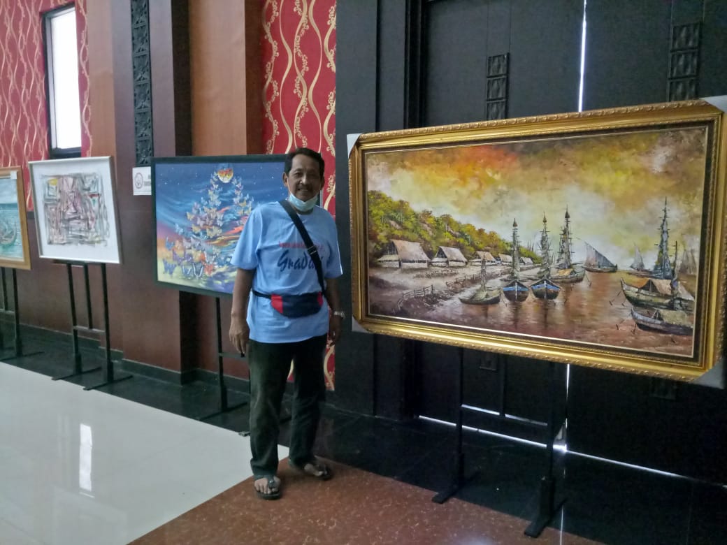 Bangkitkan Ekonomi Kreatif Seniman, Nabasa Surabaya Gelar Pameran Seni Jelang Ramadhan