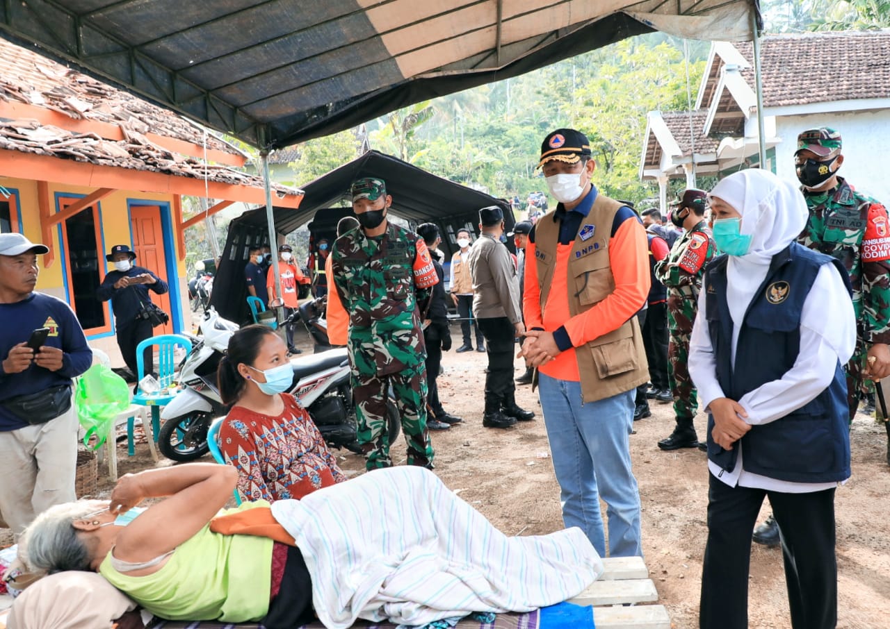 Korban Gempa Jatim Digerojok Bantuan Perbaikan Hingga Sewa Rumah dari BNPB