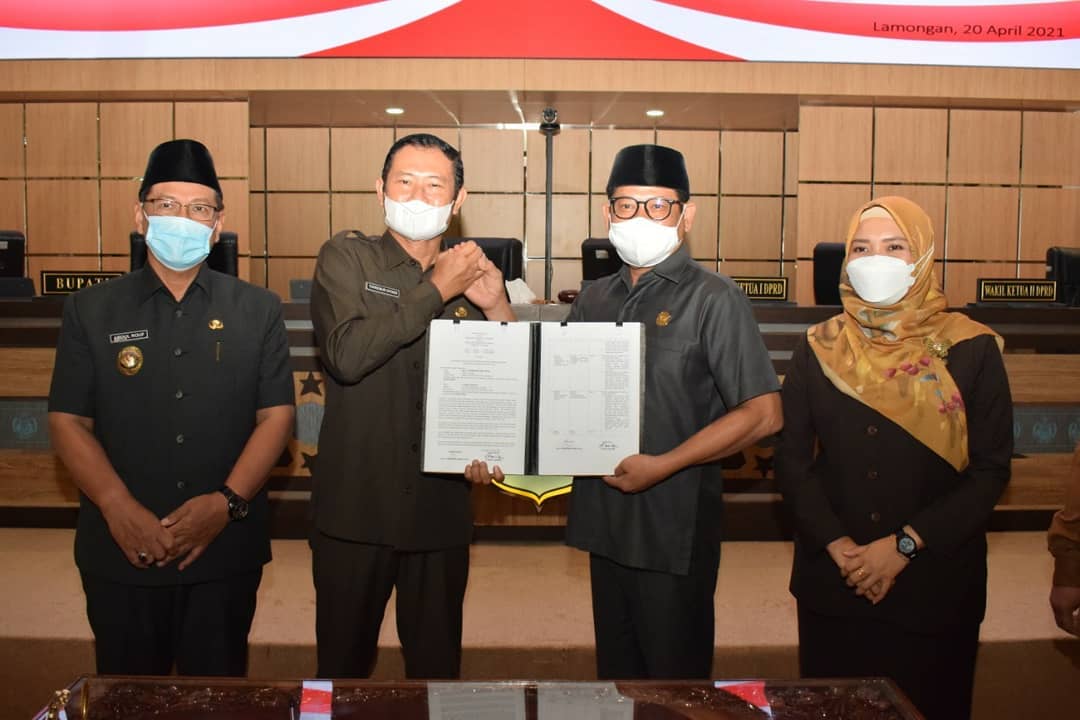 Pemkab dan DPRD Sepakati Rancangan Awal RPJMD Kabupaten Lamongan Tahun 2021-2026