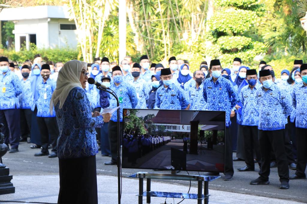 Apel Pasca Libur Idul Fitri, ASN Bojonegoro Diajak untuk Patuh dan Taat