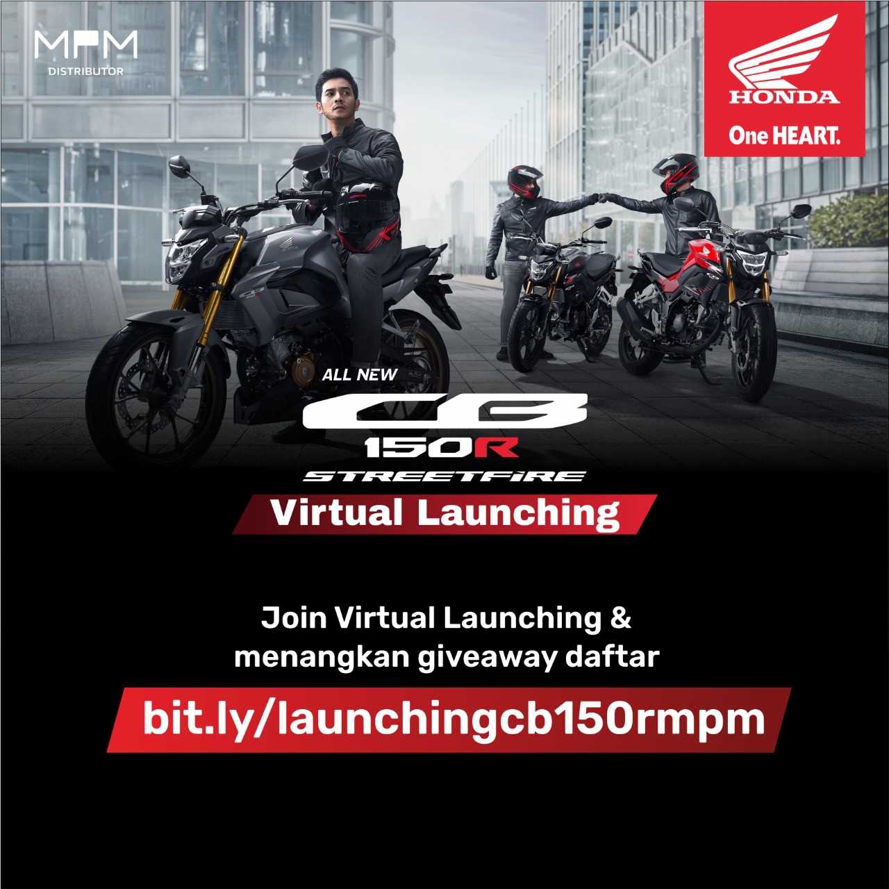 Tampilan Baru dan Kegagahan Motor Sport Terlaris, Honda CB150R StreetFire Siap Di Launching Di Jatim dan NTT