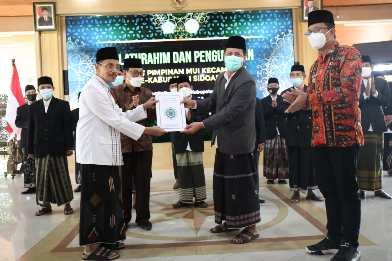 Ulama Sidoarjo Diajak Gus Muhdlor Untuk Meramaikan Masjid dengan Menerapkan Protokol Kesehatan