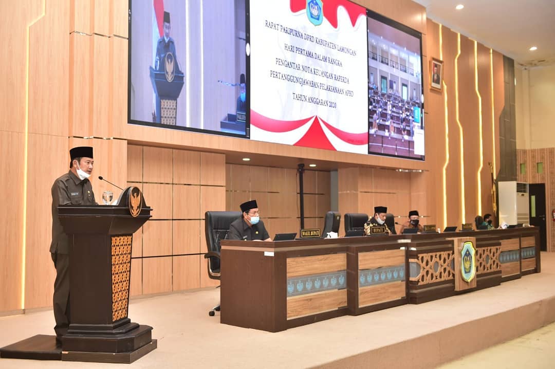 Dari Sisi Penerimaan, Kinerja Pembiayaan APBD Lamongan 2020 Tercapai 99,18 Persen