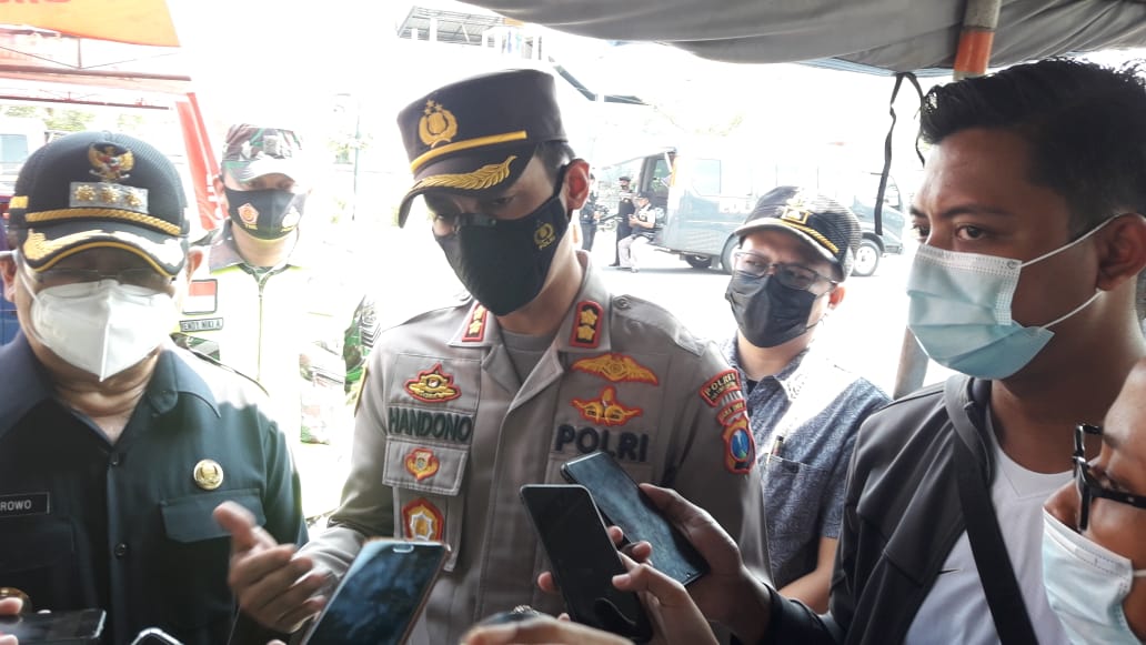 Kapolres Tulungagung Sebut Vaksinasi Drive Thru Sejalan Dengan Perintah Percepatan Capaian Vaksinasi