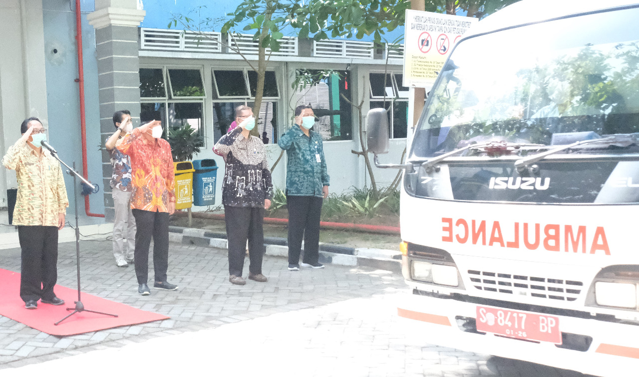 Berikan Penghormatan Terakhir Nakes Meninggal Karena Covid-19, Wabup Cek Situasi di RSUD Bojonegoro