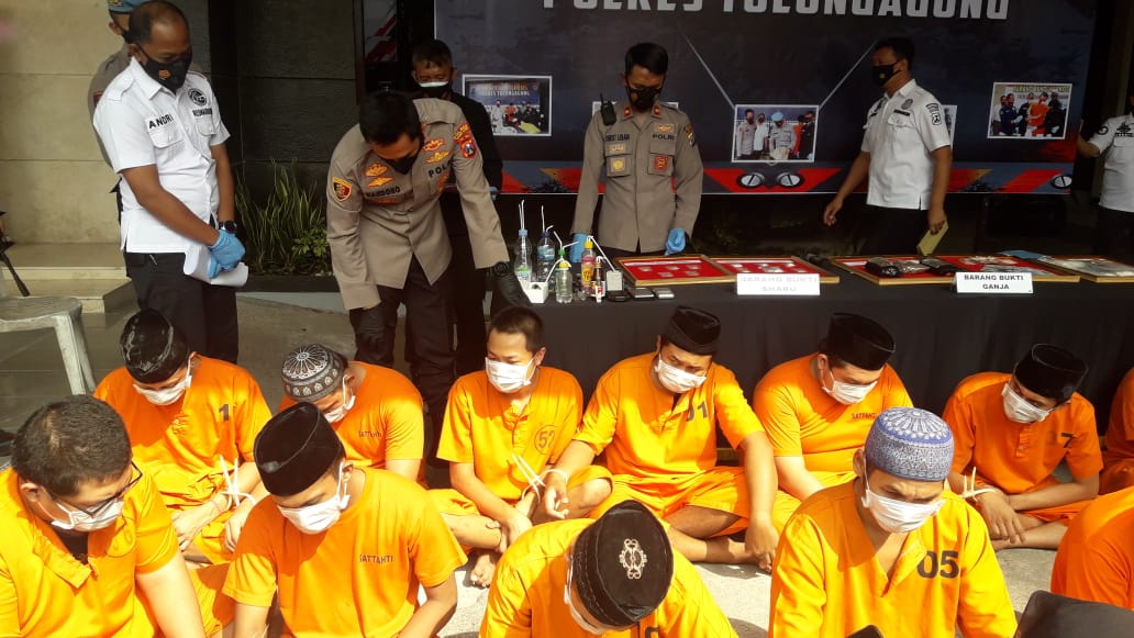 Setengah Tahun, Ratusan Orang Ditangkap Polres Tulungagung Gara-gara Narkoba