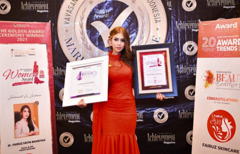 Ajang Award Trends 2021 Fairuz Skincare Terima 4 Penghargaan