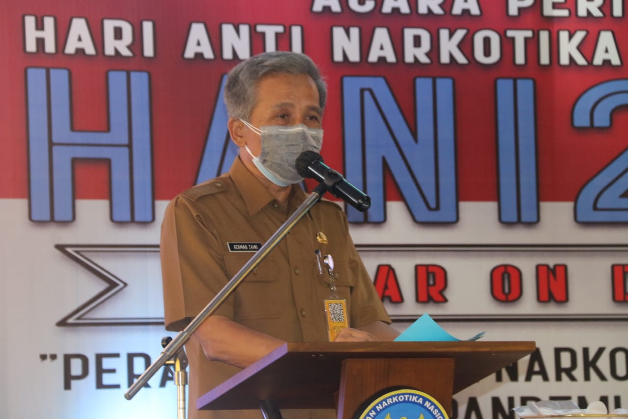 Peringati Hari Anti Narkoba 2021, BNN Sidoarjo Launching Desa Bersinar