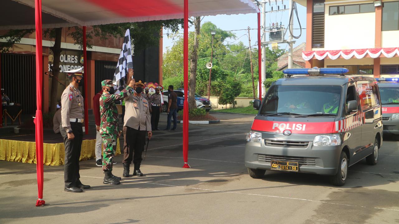 Polisi di Bojonegoro Meluncurkan Mobil ASTUTI Percepat Vaksin Sasar Warga Pelosok Desa