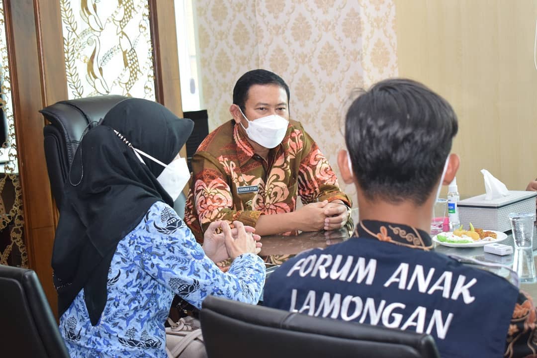 Bupati YES Terima Aspirasi Forum Anak Lamongan