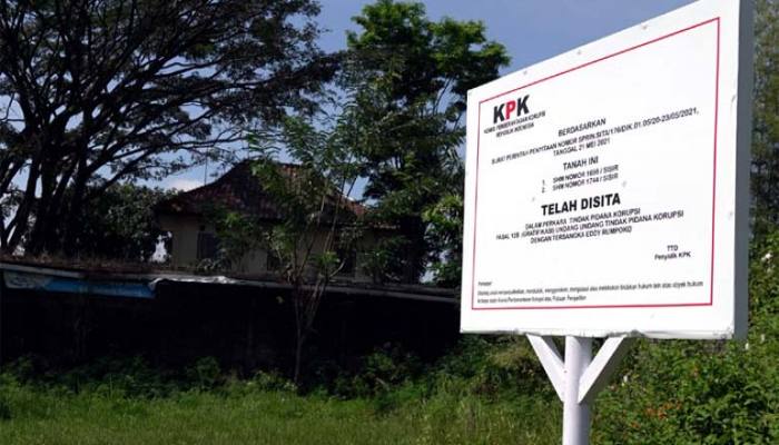 KPK Sita Lahan di Jalan Sultan Agung Terkait Kasus Gratifikasi Mantan Wali Kota Batu Edi Rumpoko