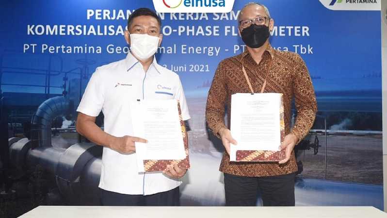 PT Pertamina Geothermal Energy (PGE) dan PT Elnusa Tbk Sepakati Kembangkan Teknologi Geothermal
