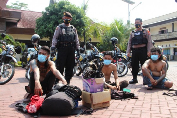 Gelar Operasi Cipta Kondisi, Polres Malang Angkut 7 Preman Jalanan