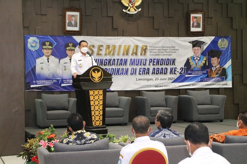 Bupati Yes Dukung Penuh Upaya Peningkatan Mutu Pendidik di Lamongan