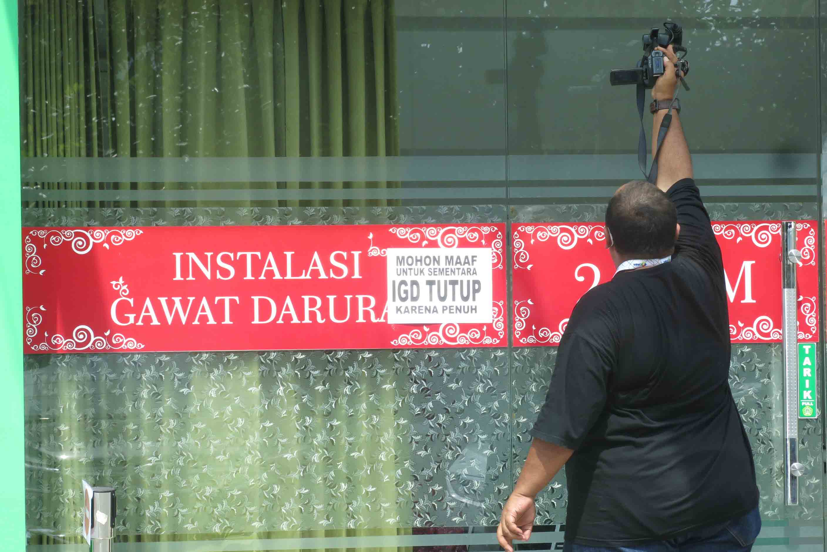 Overload, RSI Siti Hajar Sidoarjo ‘Sulap’ Lahan Parkir untuk IGD Pasien Covid-19