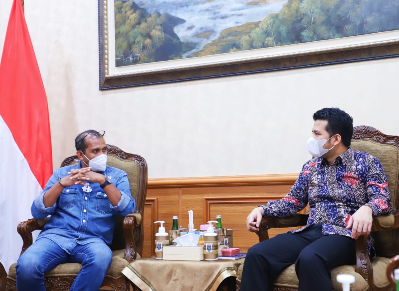 Bertemu Wamenkumham RI, Wagub Emil Bahas Lapas Porong, HAKI Hingga Nostalgia Siswa Teladan