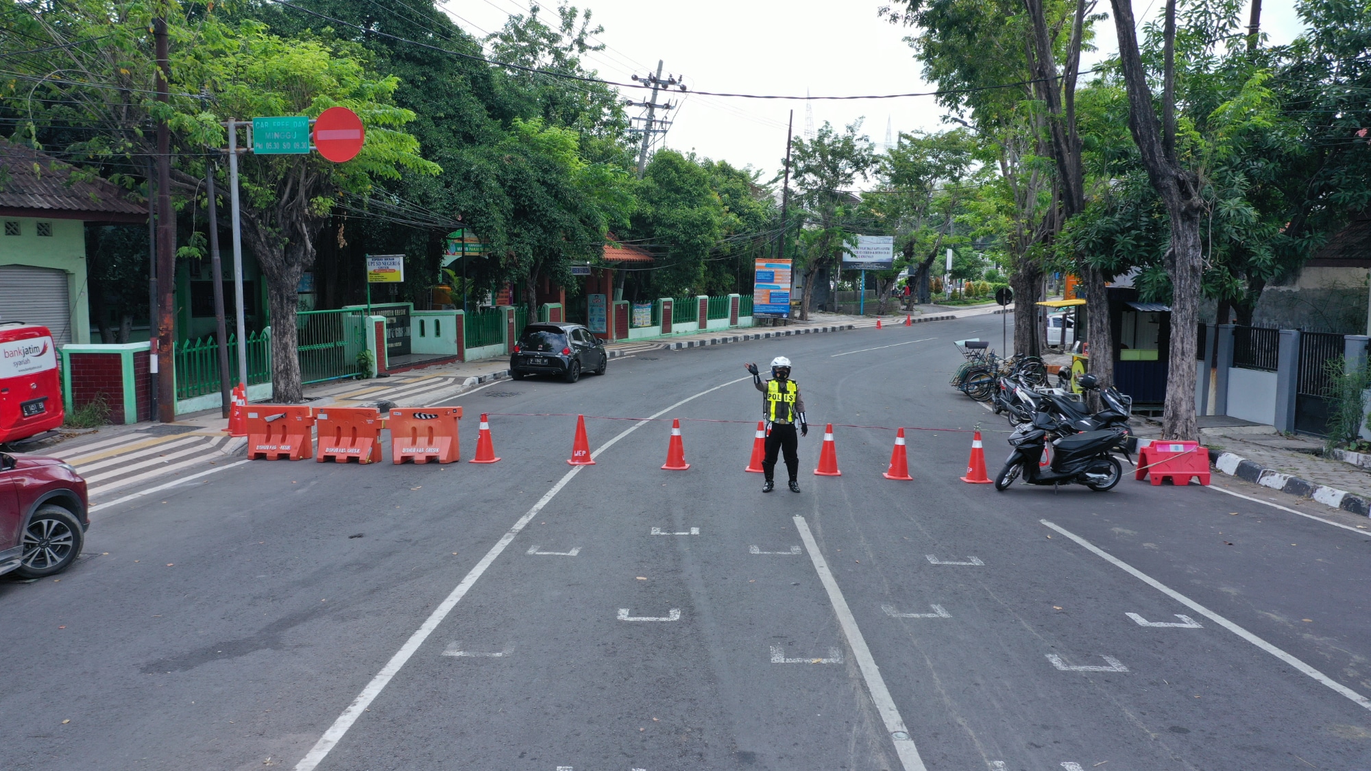 PPKM Darurat Gresik, Ruas Jalan Ditutup Bertambah