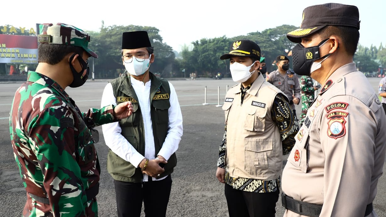 Wagub Emil Apresiasi Gerak Cepat TNI-Polri Gelar Apel Pasukan PPKM Darurat