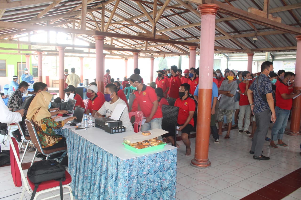 Sebanyak 2.077 Warga Binaan Lapas Porong Ikuti Vaksinasi Covid-19