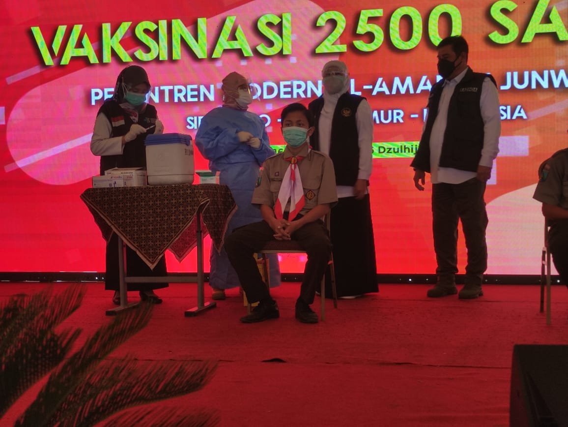 Pelajar SD dan SMP di Jatim Segera Dijadwalkan Suntik Vaksin