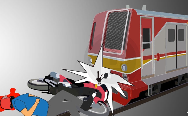 Antar Anak Sekolah, Ayah Tertabrak Kereta Api Ranggajati di Probolinggo