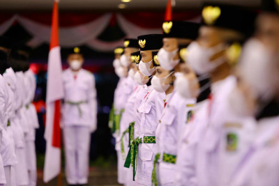 Bupati Banyuwangi Kukuhkan Pasukan Pengibar Bendera Merah Putih