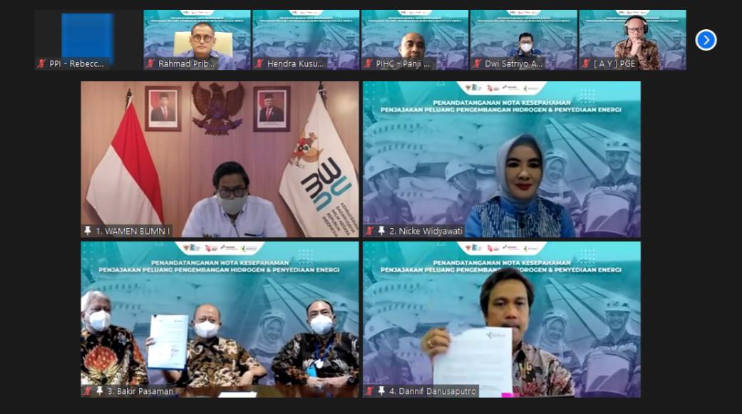 Pertamina NRE Kolaborasi Dengan Pupuk Indonesia Bidik Pengembangan Hidrogen