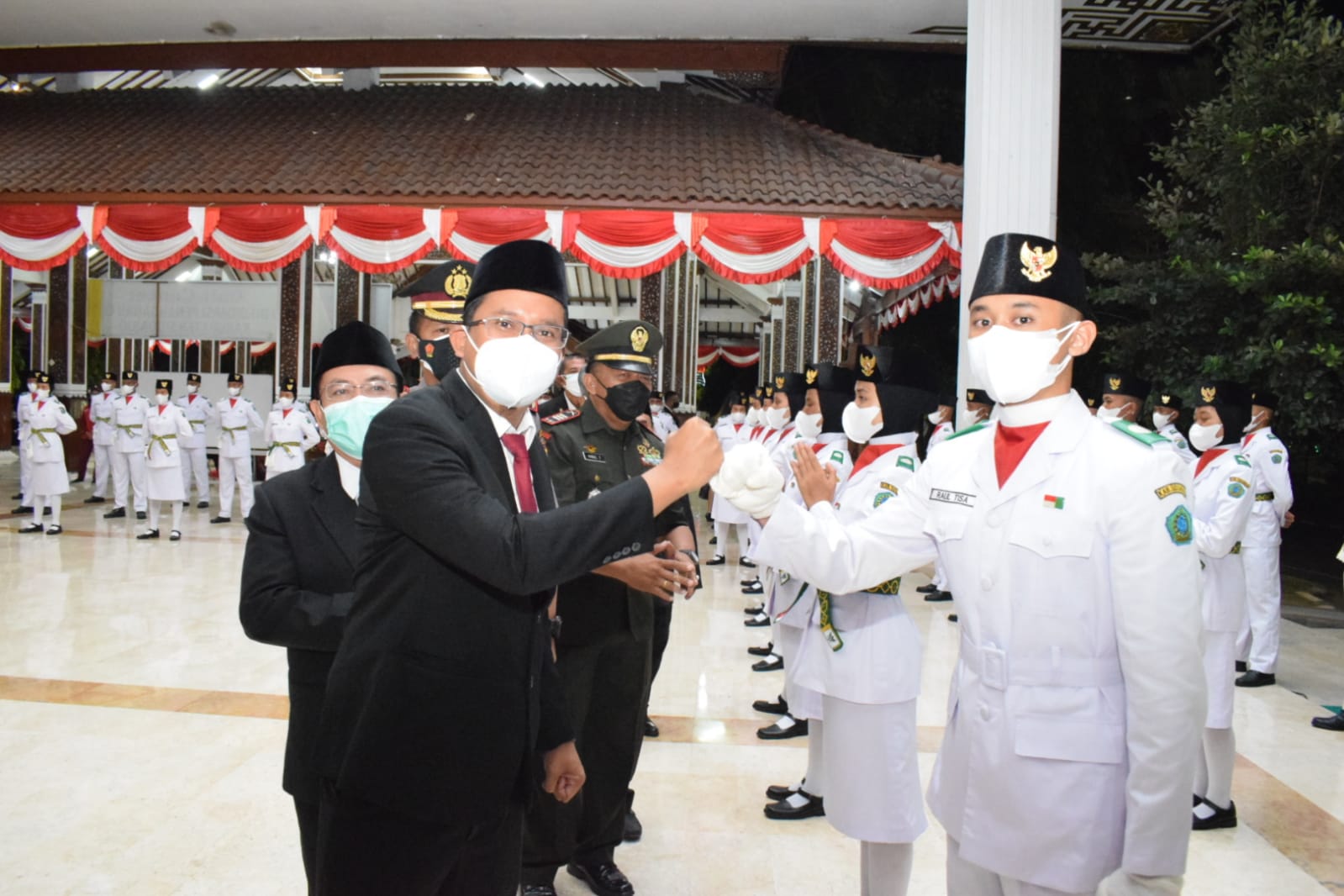 Bupati Sidoarjo Kukuhkan Anggota Paskibraka Tahun 2021