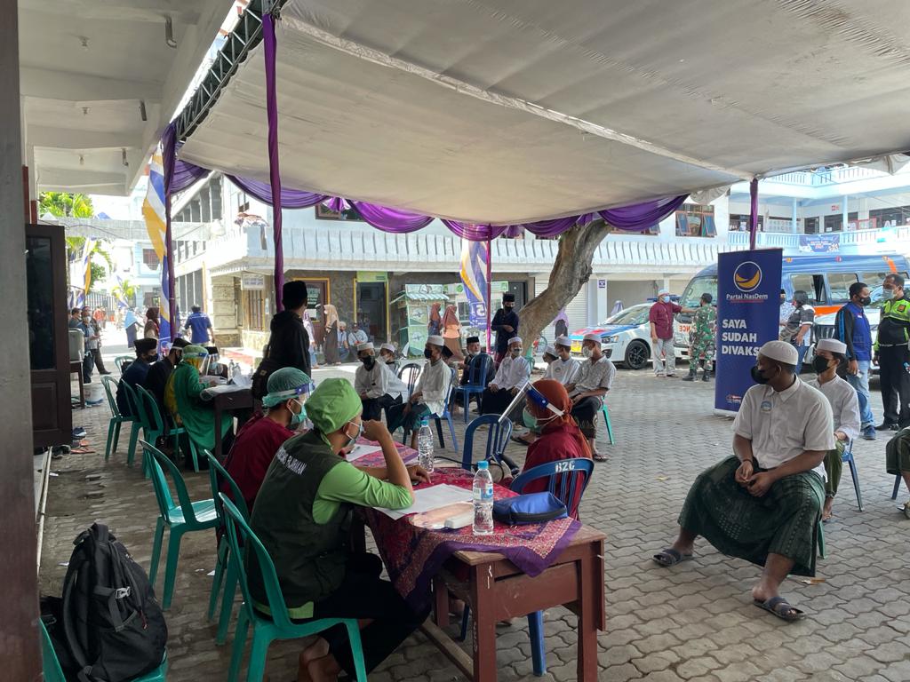 NasDem Jatim Geber Vaksinasi di 10 Kabupaten, Fokus di Lingkungan Pondok Pesantren