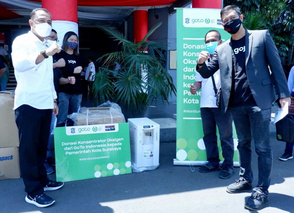 GoTo Donasikan  Lebih dari 1.000 Konsentrator Oksigen bagi Faskes di Indonesia