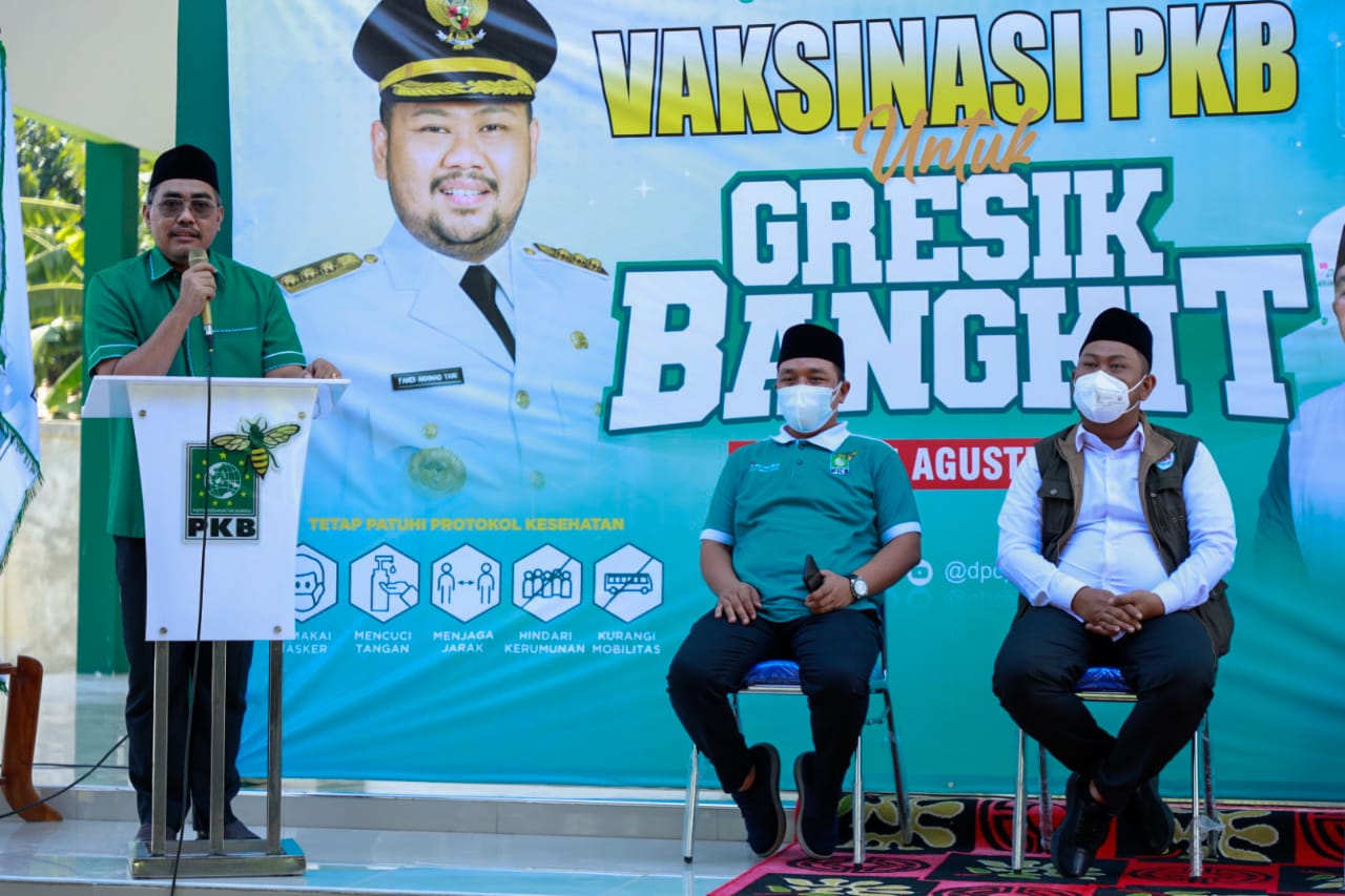 Berlangsung di Tiga Lokasi, PKB Gresik Sediakan Kuota 1.500 Dosis Vaksin