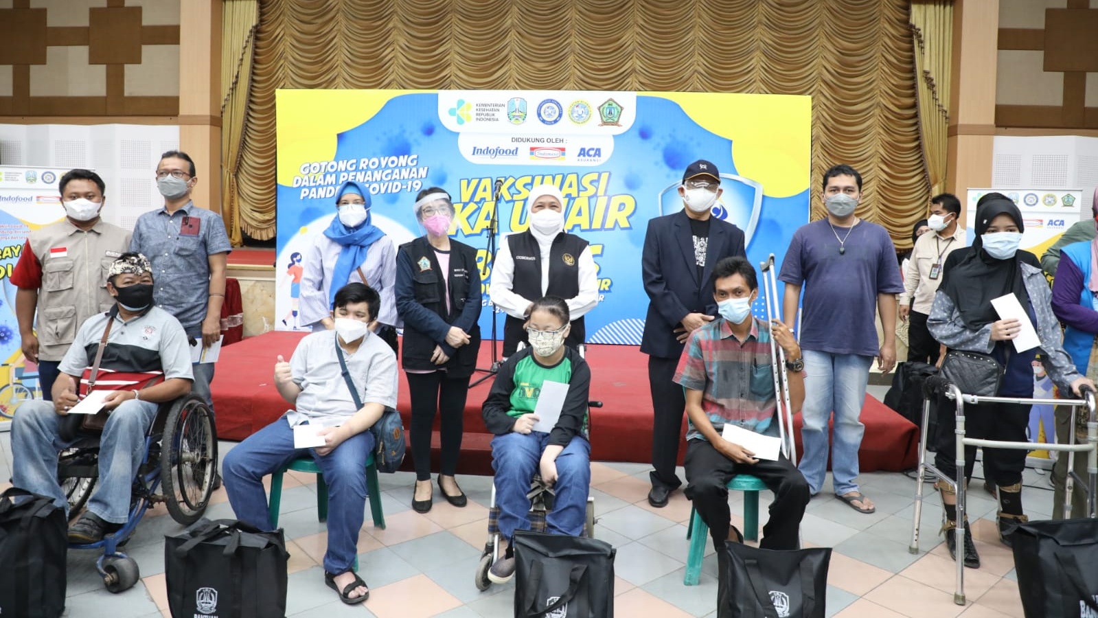 Vaksinasi Penyandang Disabilitas di Jatim Terus Digencarkan, Per 27 Agustus Sudah 18.168 Orang