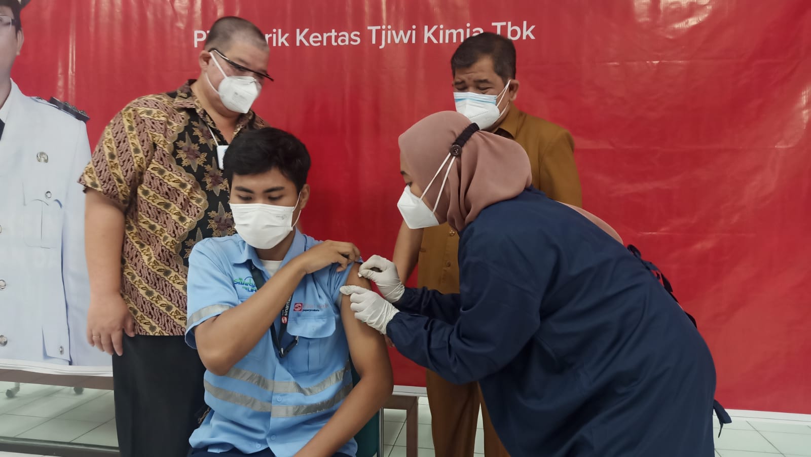 99 Persen dari 10 Ribu Pekerja PT. Pabrik Kertas Tjiwi Kima Tbk Sidoarjo Sudah Divaksin