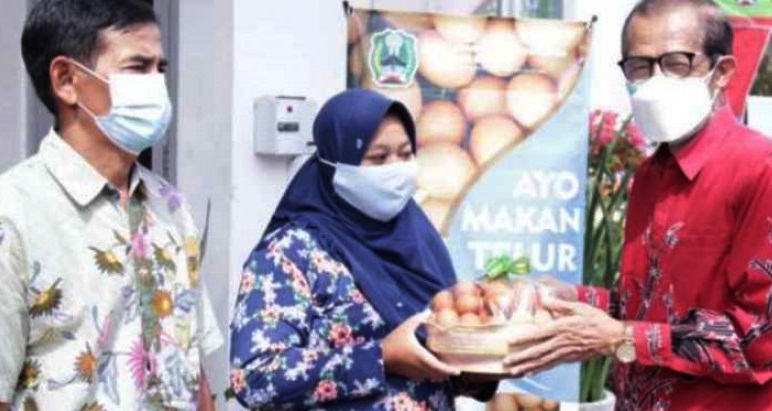 Bantu Peternak, Magetan Kampanye Gerakan Beli dan Sadekah Telur