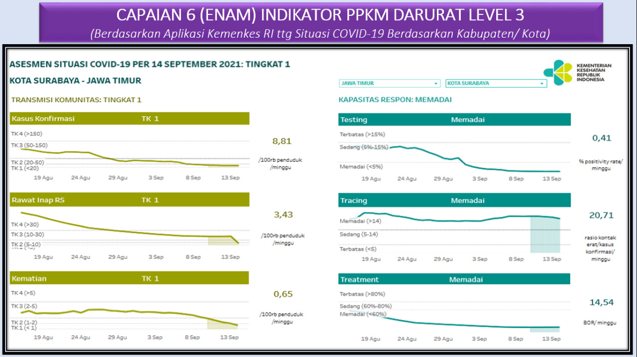 Pakar Epidemiologi : Surabaya Pantas Masuk Level 1