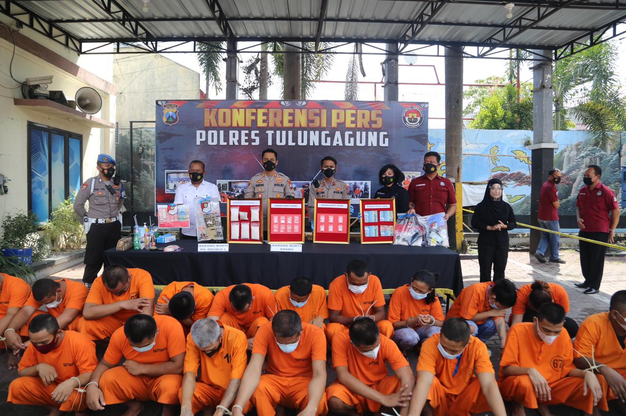 8 Kecamatan di Tulungagung Rawan Peredaran Narkotika