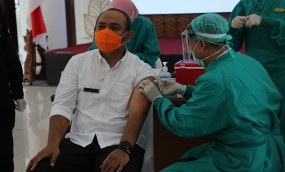 Vaksinasi Covid-19 Kabupaten Ngawi Capai 33 Persen